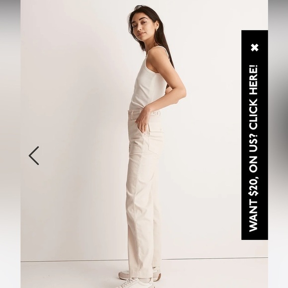 New - Madewell The Perfect Vintage Wide-Leg Pant.  Perfect for fall - Spring. - Picture 2 of 6